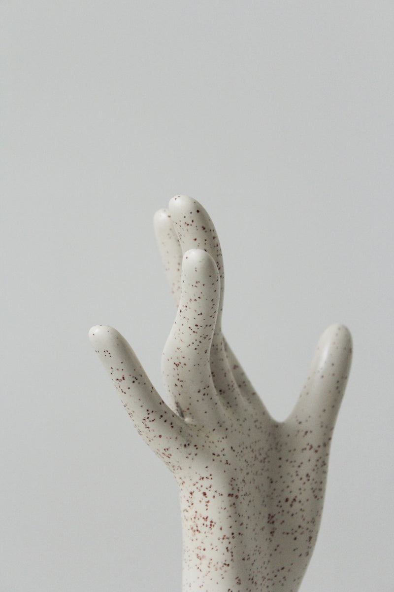 Ceramic Hand Sculpture lecenterpiece