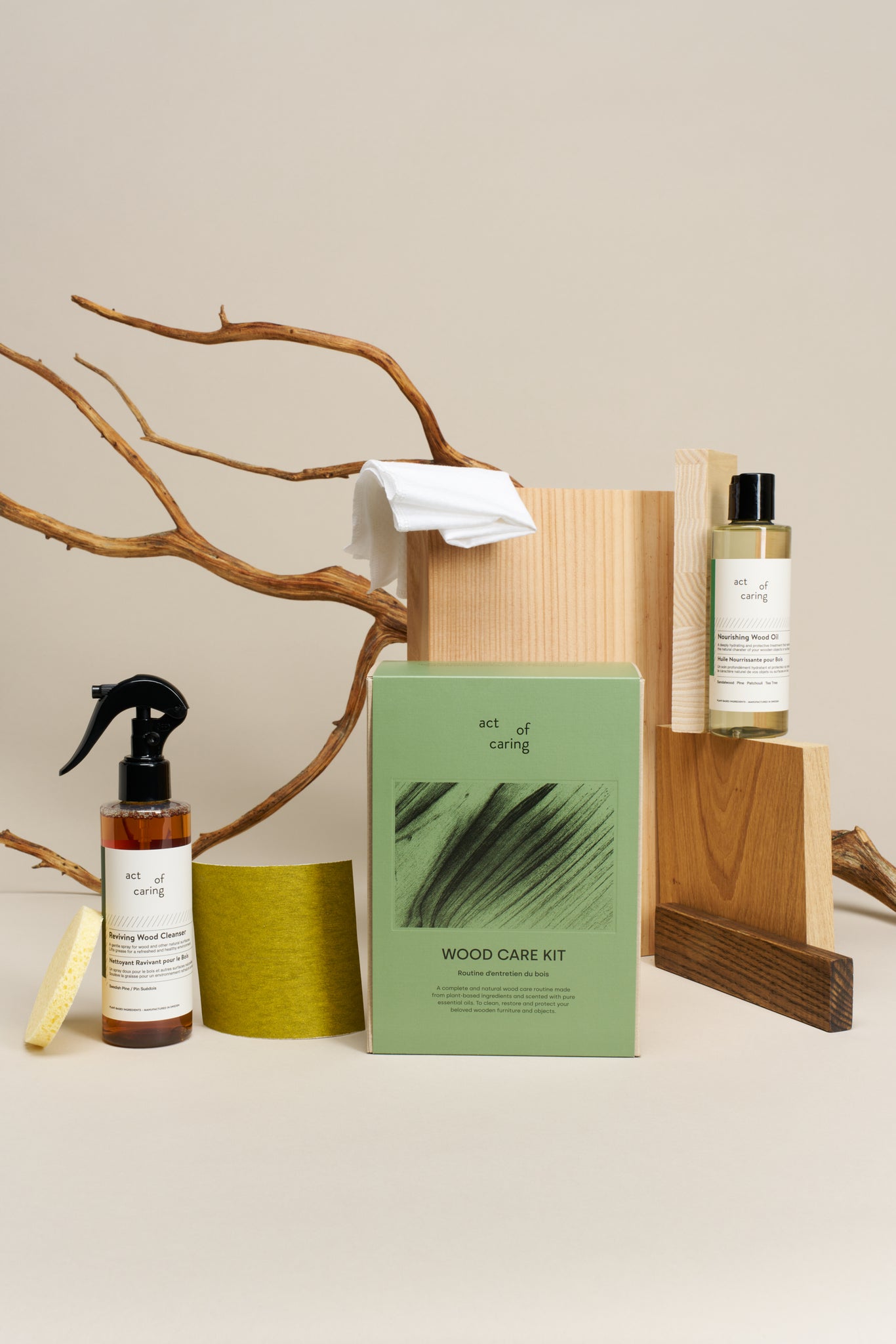 Wood Care Kit by Act of Caring