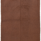 Turkish Flokati Rug in Chocolate Brown