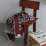 Roman Pool towel in Cement & Rhus by Baina