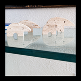 4000 - Travertine Anteater Sculptures by Fratelli Mannelli
