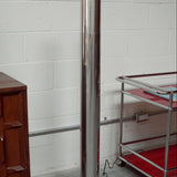 Aluminum and Glass Floor Lamp