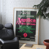 Affiche de film vintage encadrée – Angélique et le Sultan