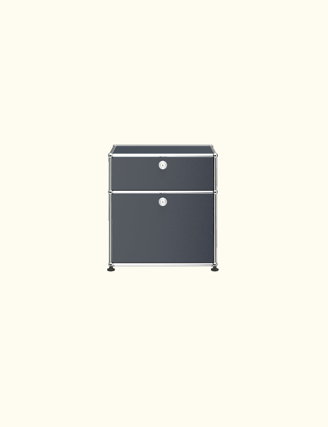 Table de chevet deux portes P1 par USM Haller