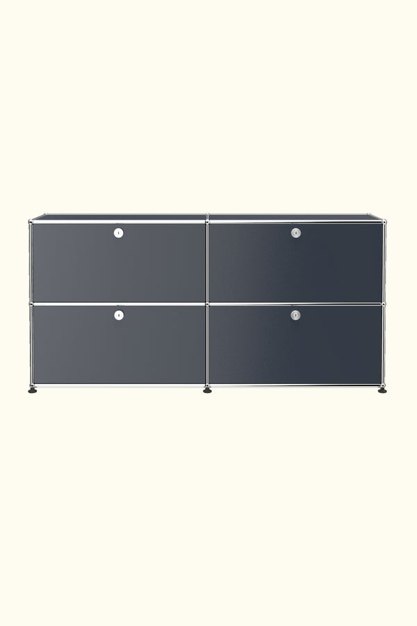 Four-Door Storage Credenza E2 by USM Haller