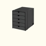 Bloc de rangement Inos 5 tiroirs par USM Haller
