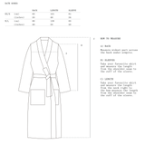 Peignoir Sulis ivoire par Baina