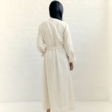 Peignoir Sulis ivoire par Baina