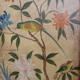 Paravent en cuir peint à la main