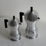 Black Pulcina Espresso Coffee Maker by Alessi