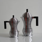 Black Pulcina Espresso Coffee Maker by Alessi