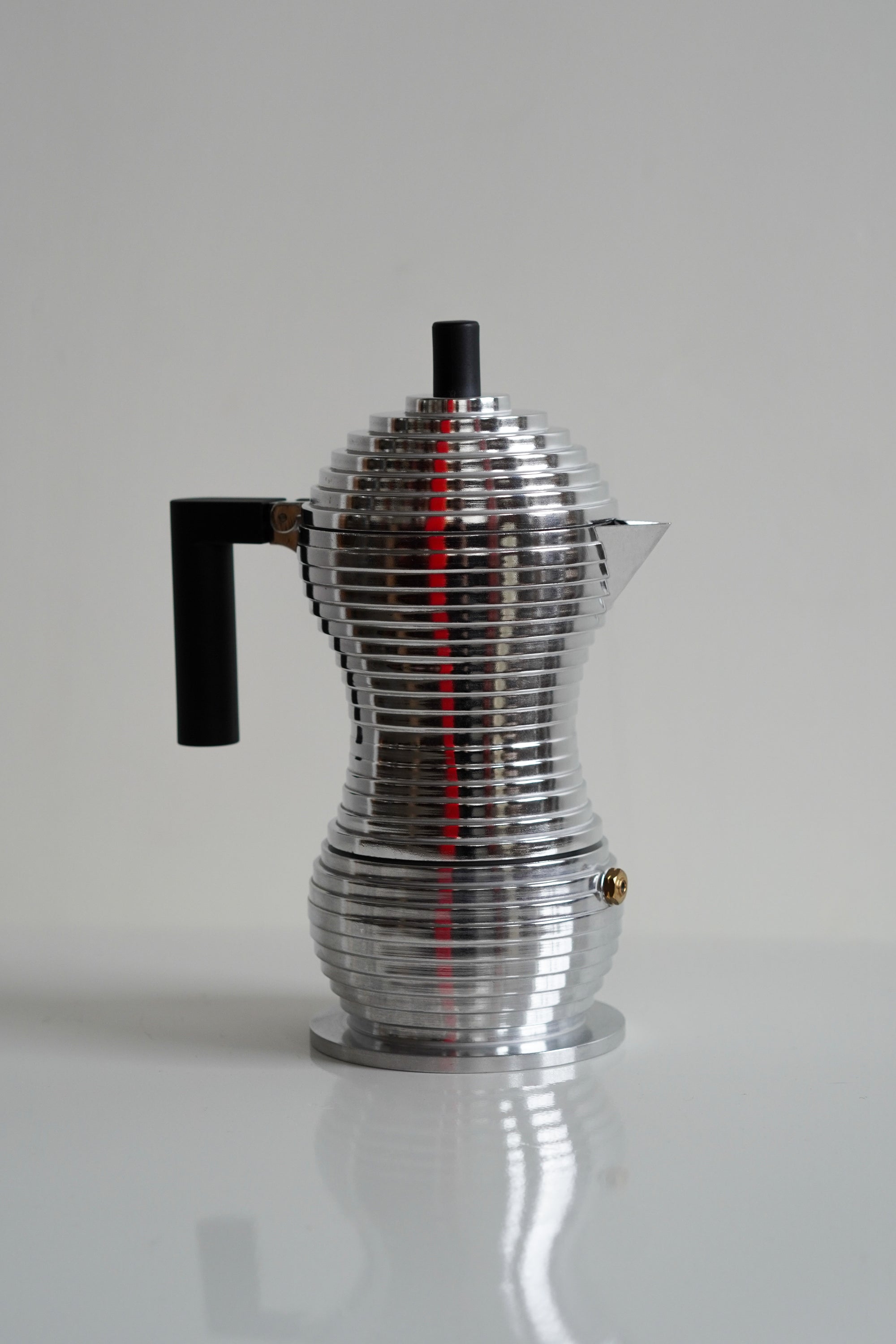 Black Pulcina Espresso Coffee Maker by Alessi