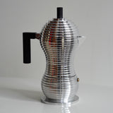 Black Pulcina Espresso Coffee Maker by Alessi