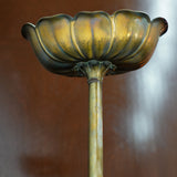 Bronze Flower Floor Lamp