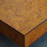 Table basse en ronce d’olivier patchwork