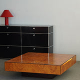 Table basse en ronce d’olivier patchwork