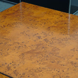 Table basse en ronce d’olivier patchwork