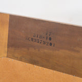 Miroirs muraux en ronce de bois par Milo Baughman pour Lane Furniture