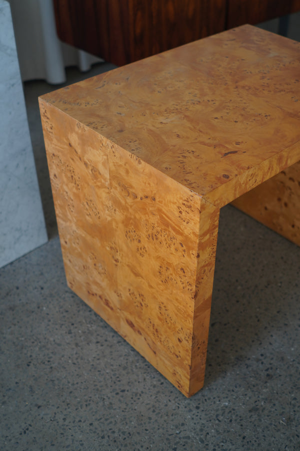 Burlwood Side Table