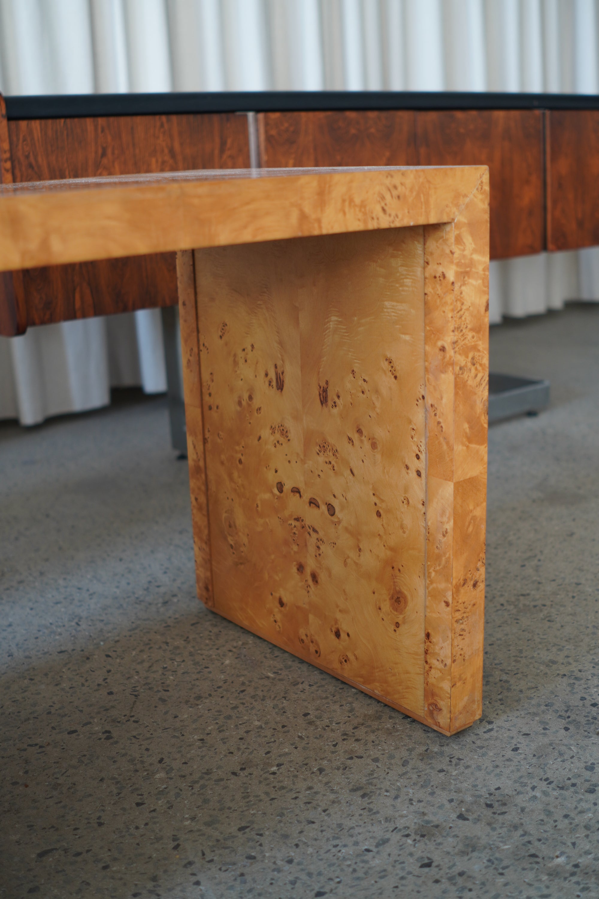 Burlwood Side Table
