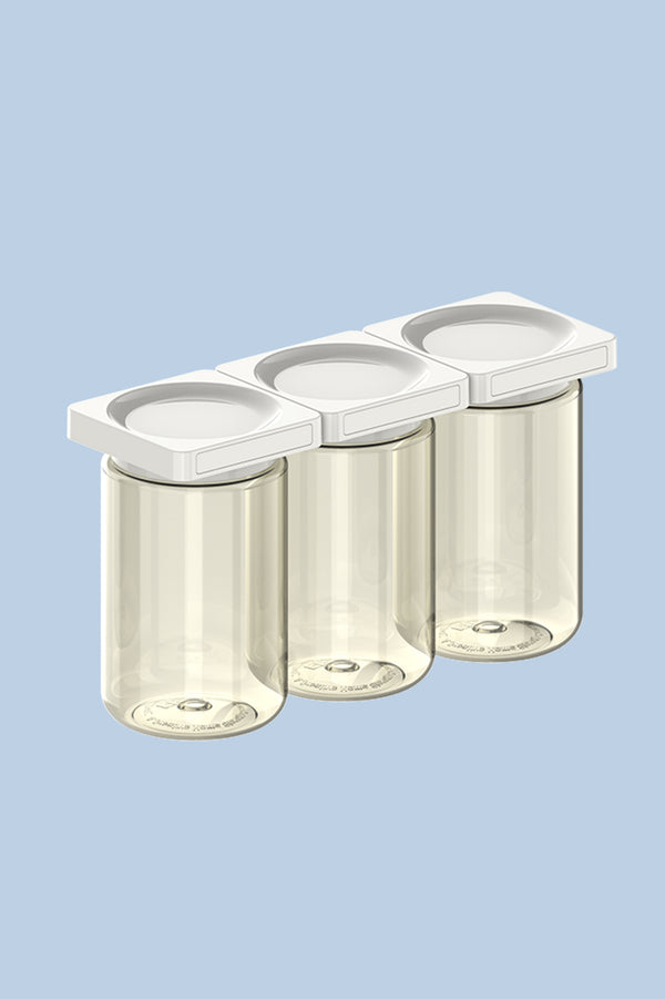 Medium 3-Pack Container by Cliik - White