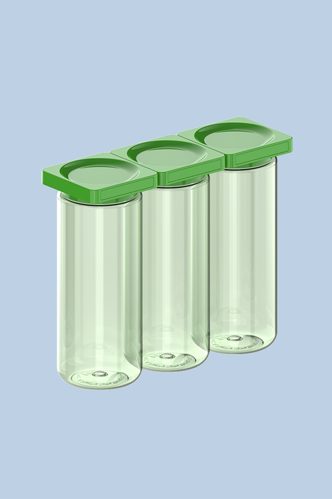 Large 3-Pack Container by Cliik - Green