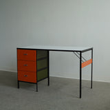 Three Drawer Steel Frame Desk by George Nelson for Herman Miller