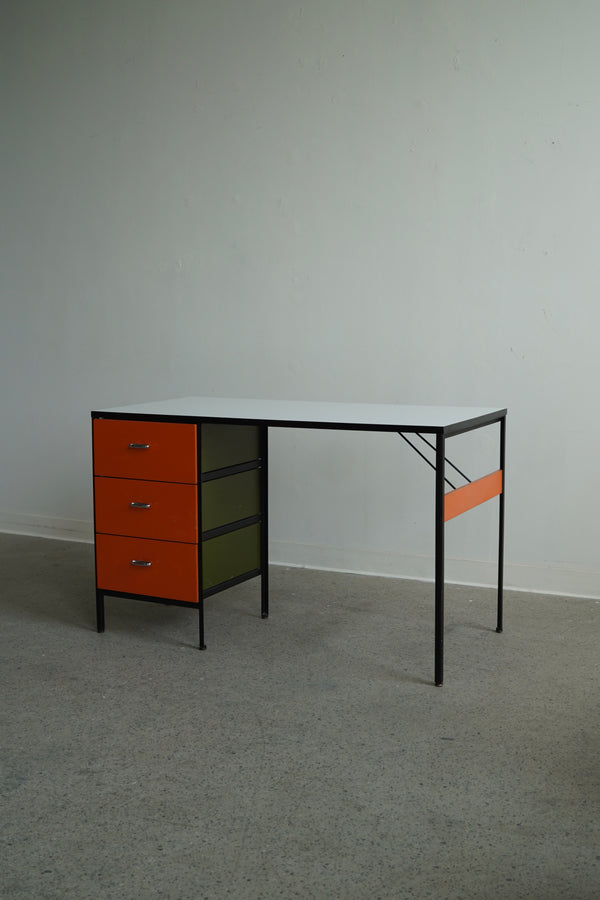 Three Drawer Steel Frame Desk by George Nelson for Herman Miller