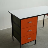 Three Drawer Steel Frame Desk by George Nelson for Herman Miller