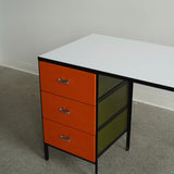 Three Drawer Steel Frame Desk by George Nelson for Herman Miller