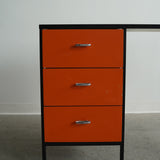 Three Drawer Steel Frame Desk by George Nelson for Herman Miller