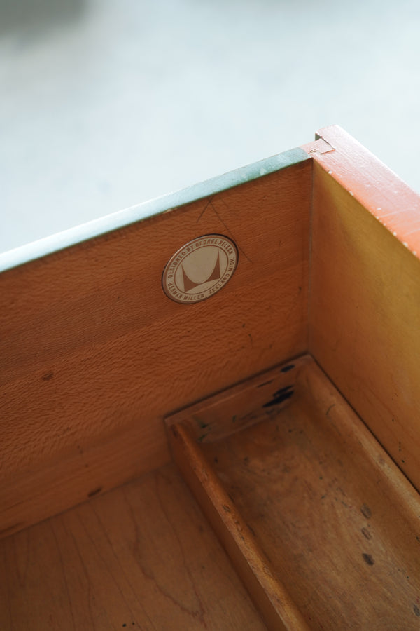 Three Drawer Steel Frame Desk by George Nelson for Herman Miller