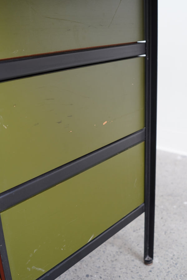 Three Drawer Steel Frame Desk by George Nelson for Herman Miller