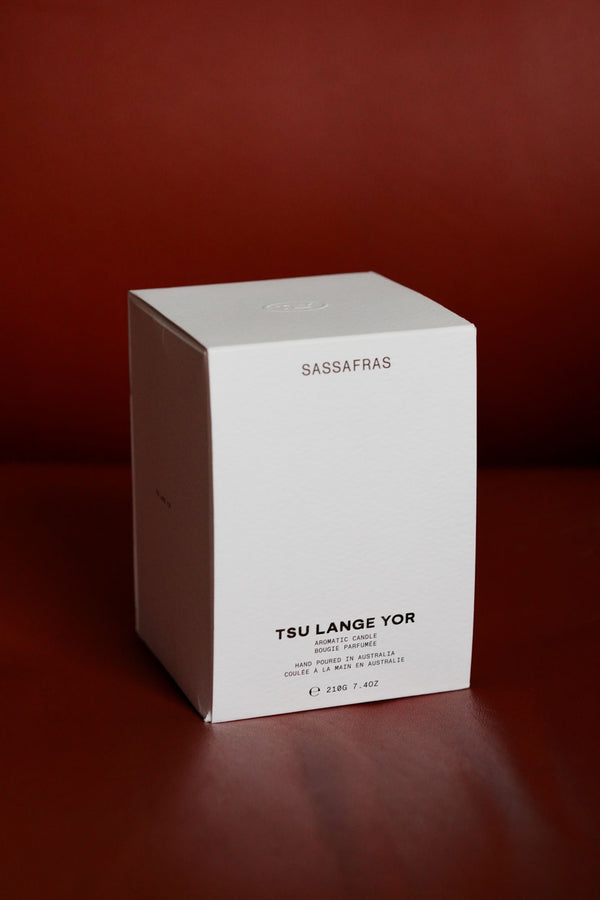 Sassafras Candle by Tsu Lange Yor