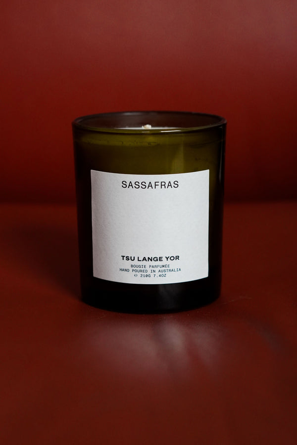 Sassafras Candle by Tsu Lange Yor