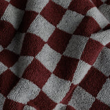 Pool Towel Pair in Cement & Rhus and Tabac & Noir by Baina