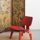Red LCW Lounge Chair by Eames for Herman Miller