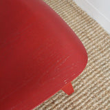 Red LCW Lounge Chair by Eames for Herman Miller