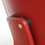 Red LCW Lounge Chair by Eames for Herman Miller