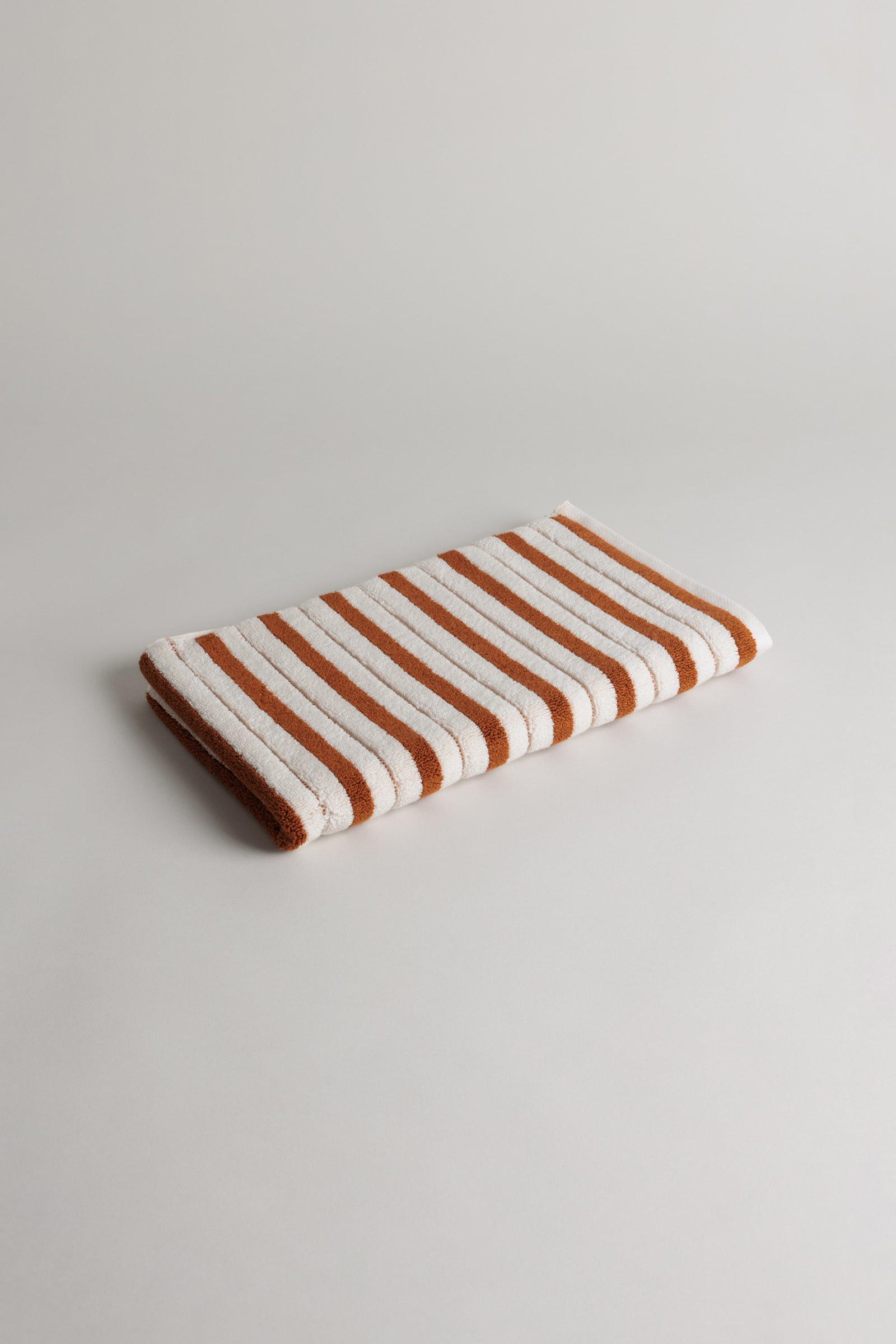 Echo Bath Mat in Fuyu & Chalk by Baina