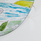 Enamel-on-Copper Plate by Anne Marie Thomas