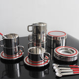 Service à espresso par Sergio Asti pour ICM