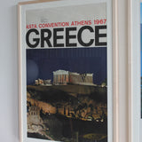 Framed Vintage Athens Acropolis Print