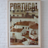 Affiche vintage encadrée Pan Am Portugal