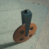 Coffee Table on Wheels by Gae Aulenti for Fontana Arte