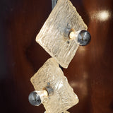 Chrome Floor Lamp with Acrylic Diffusers