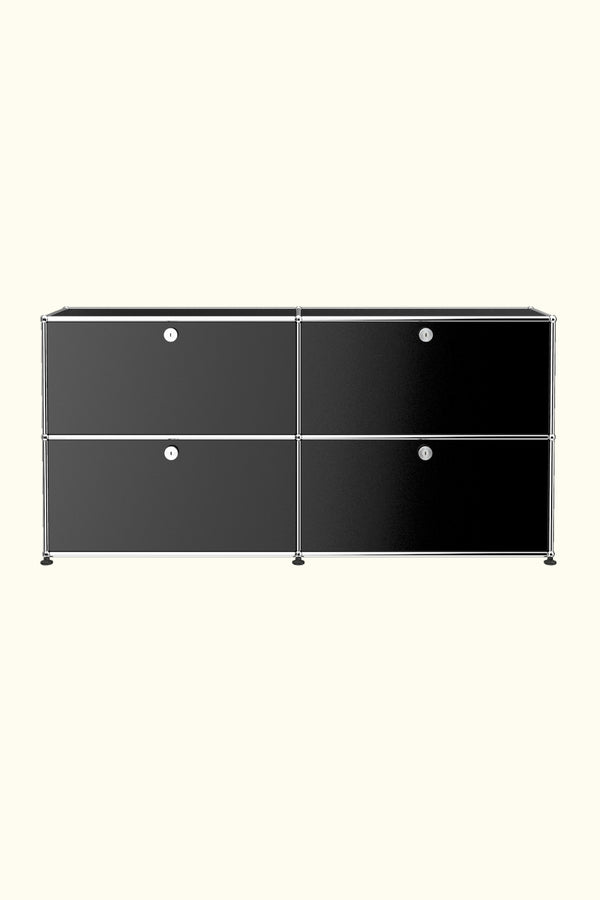 Four-Door Storage Credenza E2 by USM Haller