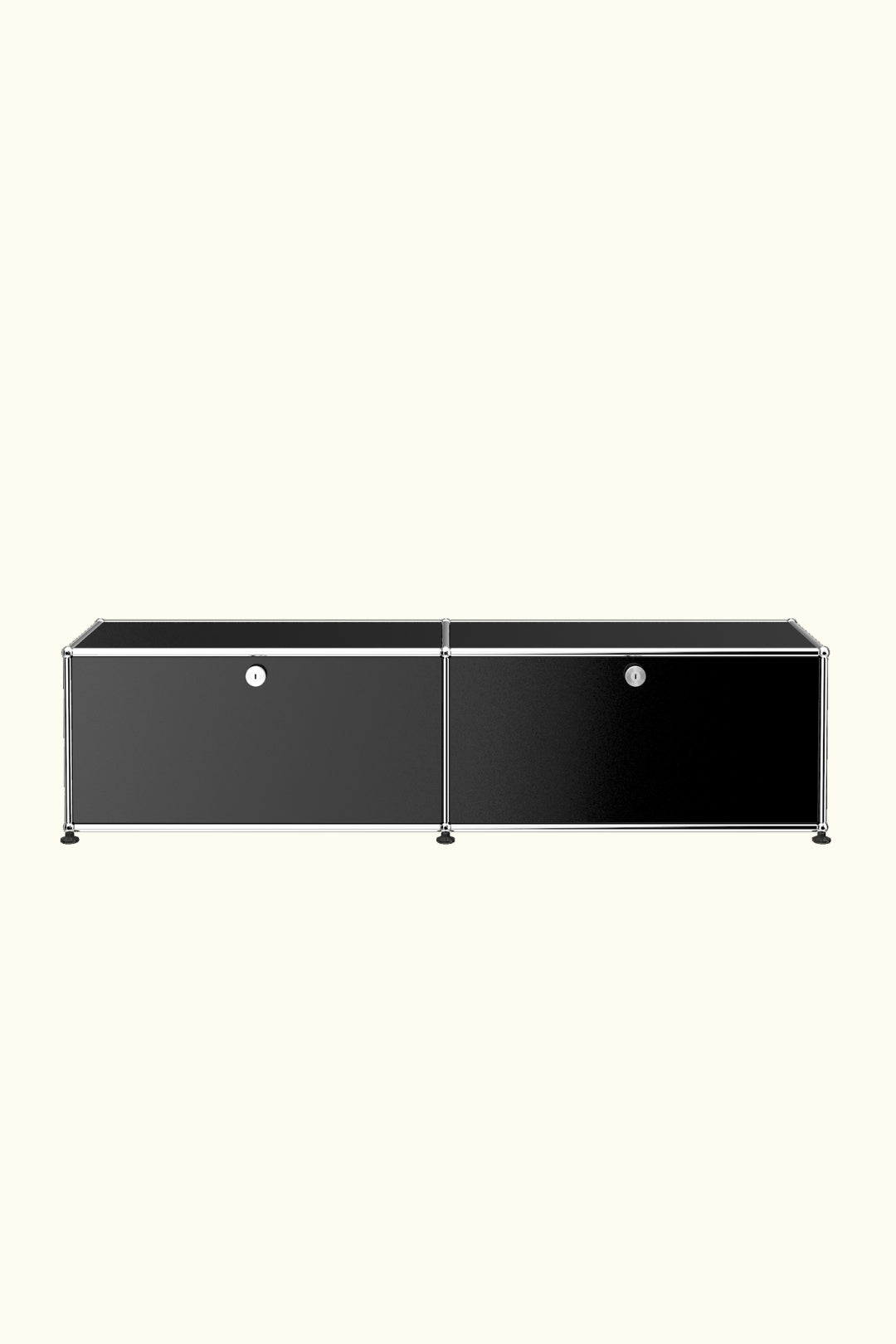 Two-Door Media Storage Credenza B218 by USM Haller