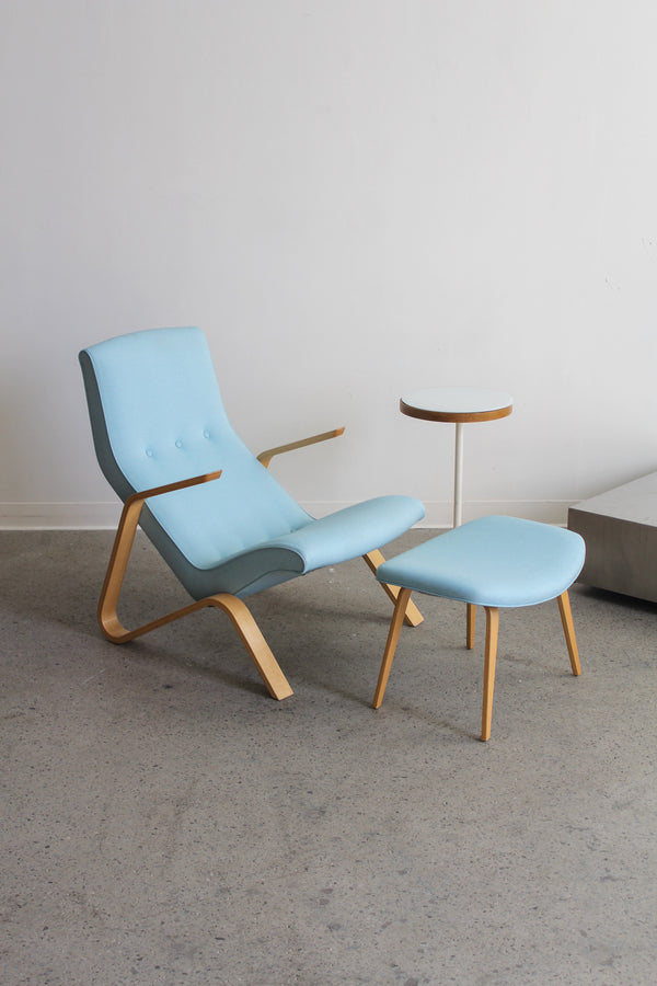 Grasshopper Chair and Ottoman by Eero Saarinen for Modernica
