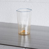 Hexagonal Tumbler in Whisky/Blue by Charlie Larouche-Potvin